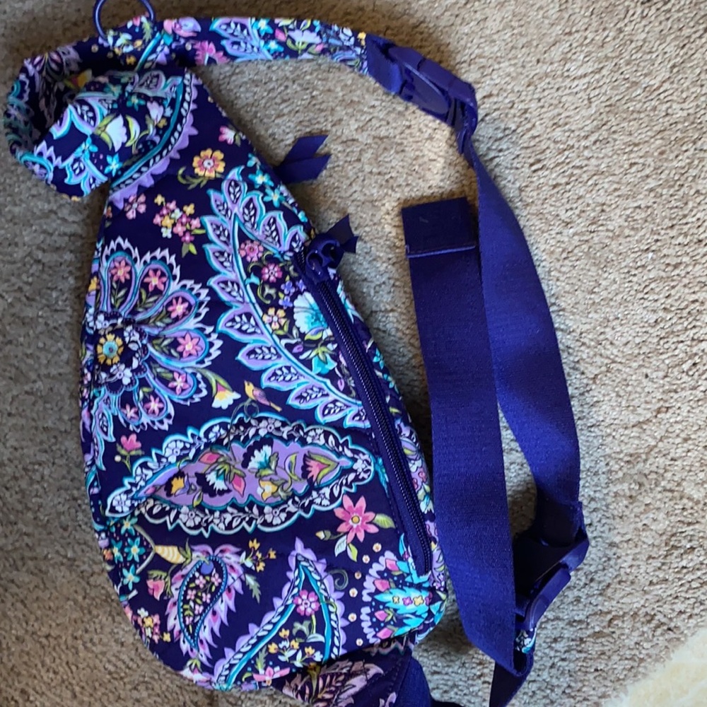 Vera Bradley Sling backpack mini! New without tags. Never used purple and pink!